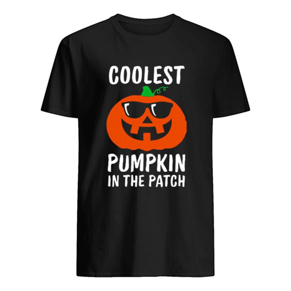 Coolest Pumpkin In The Patch Halloween Costume Boys Girls Tshirt